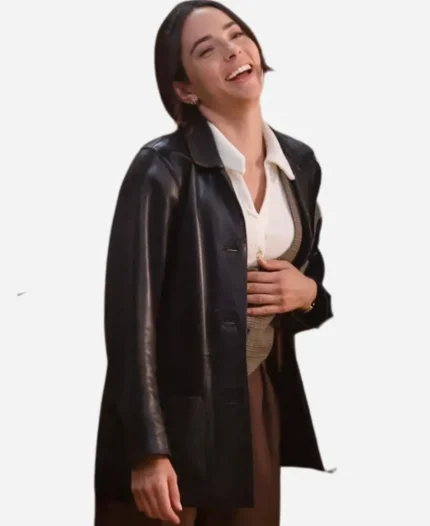 Lala Dominguez NCIS Origins S01 Leather Coat