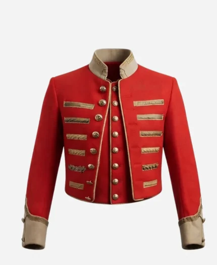 Lee Ross A Castle for Christmas Thomas Red Wool Costume Jacket