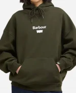 Levi's x Barbour Graphic Green Hoodie