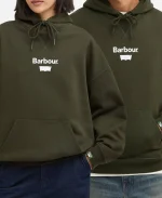 Levi's x Barbour Graphic Green Pullover Hoodie