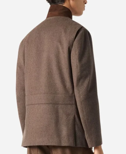 Loro Piana Cashmere Roadster Jacket - Brown