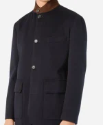 Loro Piana Roadster Cashmere Navy Blue Jacket