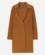 Love Victor S02 Isabel Salazar Brown Wool Coat