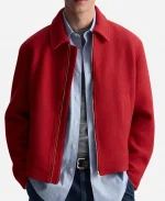 Lucas Jasper Electric Bloom S01 Wool Red Jacket