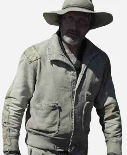 Mads Mikkelsen 2021 Movie Chaos Walking David Prentiss Jacket