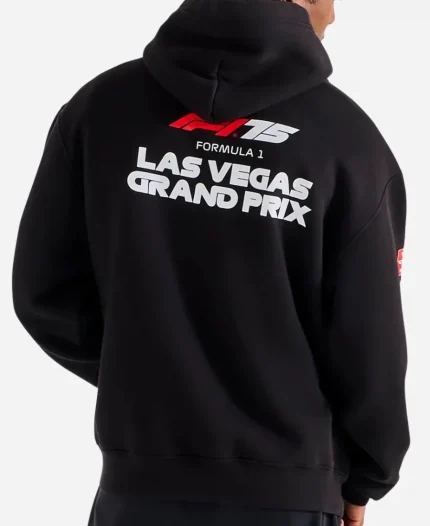 Malbon Golf x F1 LVGP Fesque Delta Black Hoodie