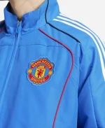 Manchester United Adidas Urban Purist Training  Blue Track Jacket