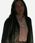 Mariel Molino Black Leather Coat