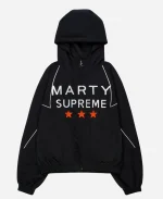 Marty Supreme Black Hooded Jacket