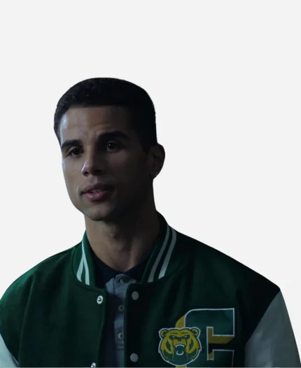 Mason Gooding Love Victor Tv Series Season 02 Green & White Jacket
