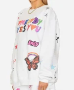 Mayfair Group Somebody Loves You Crewneck - White