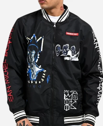 Members Only x Jean-Michel Basquiat Jacket