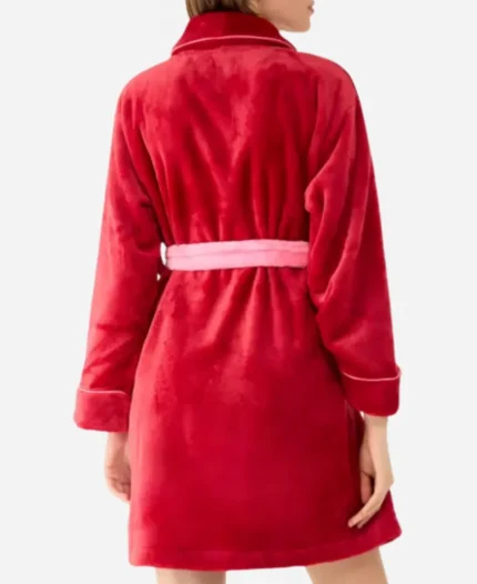 Men And Women Kate Spade Chenille Red Robe