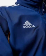 Men's Adidas Real Madrid 99-00 Deep Navy Full Zip Track Top Jacket