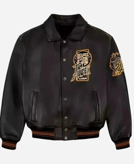 Men’s Avirex American Flight Bomber Leather Jacket