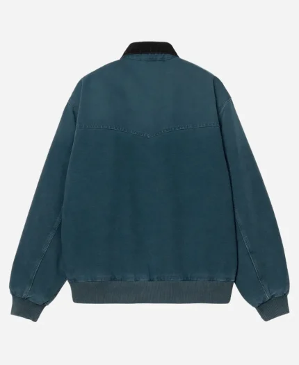 Men's Carhartt WIP OG Santa Fe Blue Full Zipper Jacket