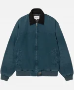 Men's Carhartt WIP OG Santa Fe Full Zipper Jacket - Blue