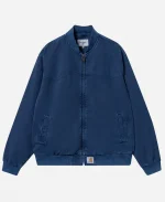 Men's  Carhartt Wip OG Santa Fe Bomber Elder stone dyed
