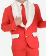 Men's Christmas Red Blazer