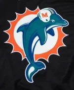 Men's Golf Wang  Miami Dolphins Full-Snap Satin Bomber Jacket