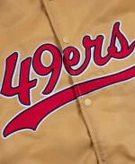 Men's Golf Wang  San Francisco 49yers Full-Snap Satin Bomber Jacket - Gold