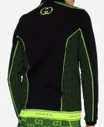 Men's Gucci Logo Black Zip-up Track Jacket