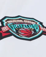 Men's Mitchell & Ness x NBA Vancouver Grizzlies 1995-96 turquoise Warm Up Jacket - White