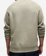 Men's Nike Los Angeles Dodgers Tech Olive Fleece Raglan Sweatshirt