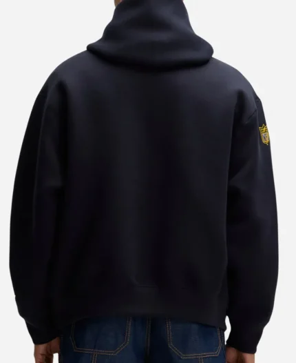 Men’s Nike Los Angeles Rams 2025 Rivalries Collection Oversized Tech Midnight Blue Fleece Hoodie