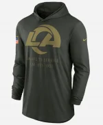 Men’s Nike Los Angeles Rams NFL Salute to Service Sideline Dri-FIT Long-Sleeve Hooded Top