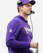 Men’s Nike Minnesota Vikings Sideline Pure Fury Dri-FIT Purple Hoodie T-Shirt