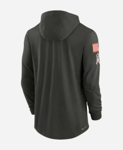 Men's Nike New York Giants Salute to Service Dri-FIT NFL Long-Sleeve Hooded Top