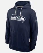 Men’s Nike Seattle Seahawks College Sideline Standard Issue Initial Home Dri-FIT Hoodie