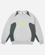 Men's Nike x Palace Total P90 Heather Grey Crewneck Sweatshirt