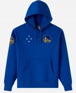 Men's OVO x State Warriors NBA Blue Pullover Hoodie