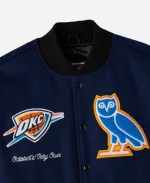 Men's October's Very Own X NBA Oklahoma City Thunder Varsity Jacket