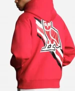 Men's October's Very Own x NBA Houston Rockets Red Fleece Hoodie