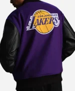 Men's October's Very Own x NBA Los Angles Lakers Purple Varsity Jacket