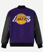 Men's October's Very Own x NBA Los Angles Lakers Varsity Jacket - Purple