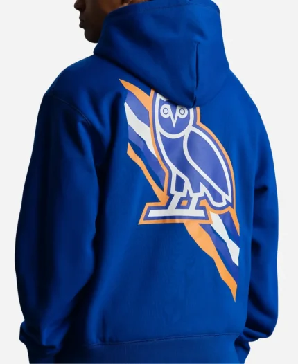 Men's October's Very Own x NBA New York Knicks Blue Pullover Hoodie