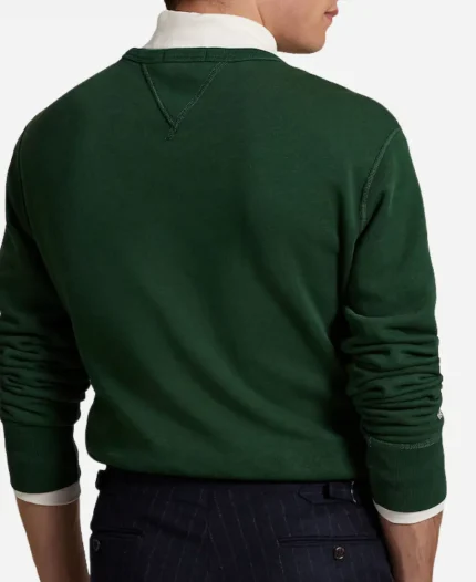 Men's Polo Ralph Lauren Green New York Yankees Pullover Sweatshirt