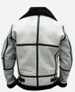 Men’s RAF B3 Flight Aviator Leather Bomber Jacket