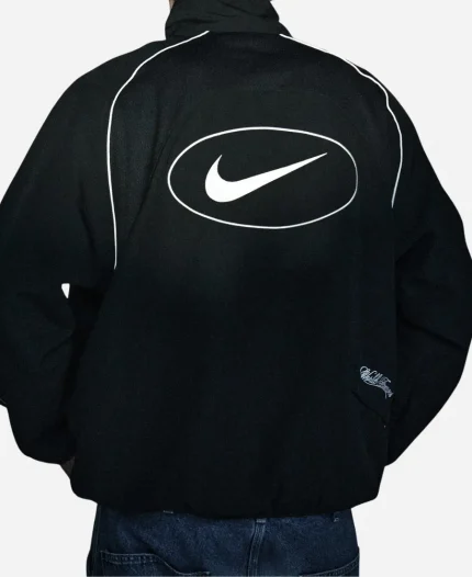 Men's Supreme x Nike Mesh Panelling Black Track Jacket - For Sale