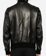 Men's TOM FORD Black Leather Bomber Jacket