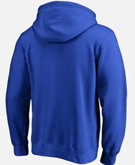 Men's Toronto Blue Jays Cooperstown Collection Huntington Logo Fitted Pullover Hoodie 