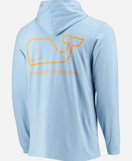 Men's Vineyard Vines Tennessee Volunteers Campus 2.0 Long Sleeve Pullover Hoodie T-Shirt