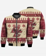 Merry Christmas Eagles Bomber Jacket