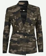 Mia Brooks Camouflage Blazer