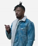 Michael B. Jordan Black Panther Denim Jacket