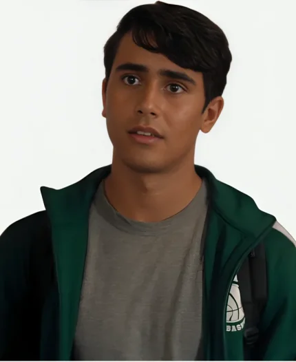 Michael Cimino Love, Victor Tv Series  Salazar Green Fleece Jacket